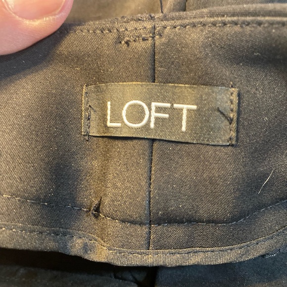 LOFT Black Women's Tailored Stretch Classic Skinny Pants - Picture 6 of 10